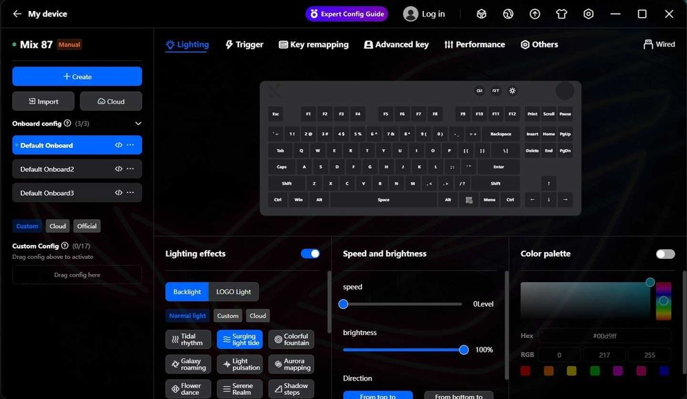 MCHOSE MIX87 Hall Effect Magnetic Gaming Keyboard
