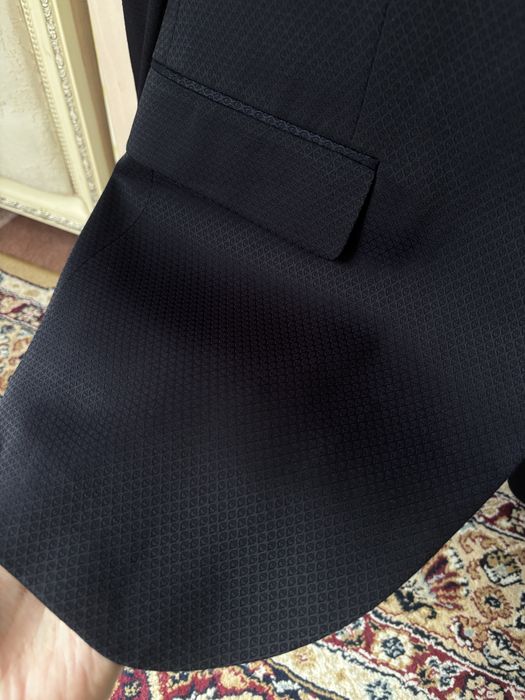 Тройка темно-синий костюм