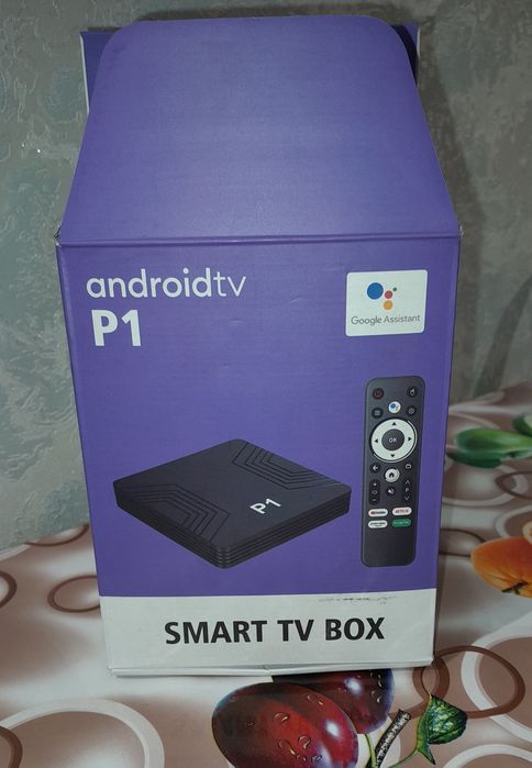 Smart TV box P1 android TV-почти новая