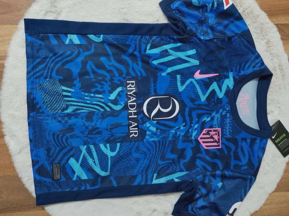 Tricou Fotbal Copii Atletico Madrid #7 Griezmann