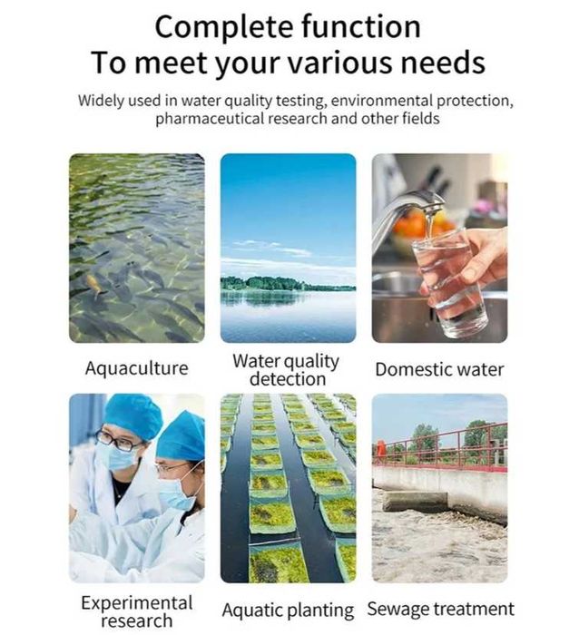 Портативный pH-метр Azovtes AE8601 - Тестер воды и кислотности