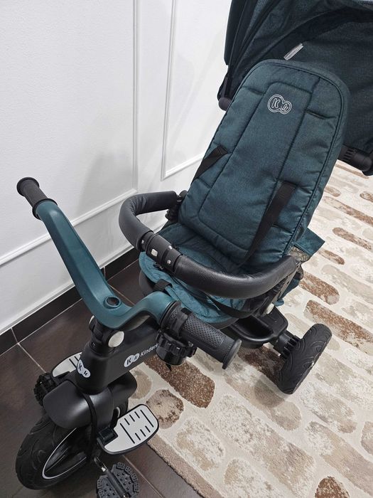 Tricicleta pentru copii Kinderkraft Easytwist Midnight Green