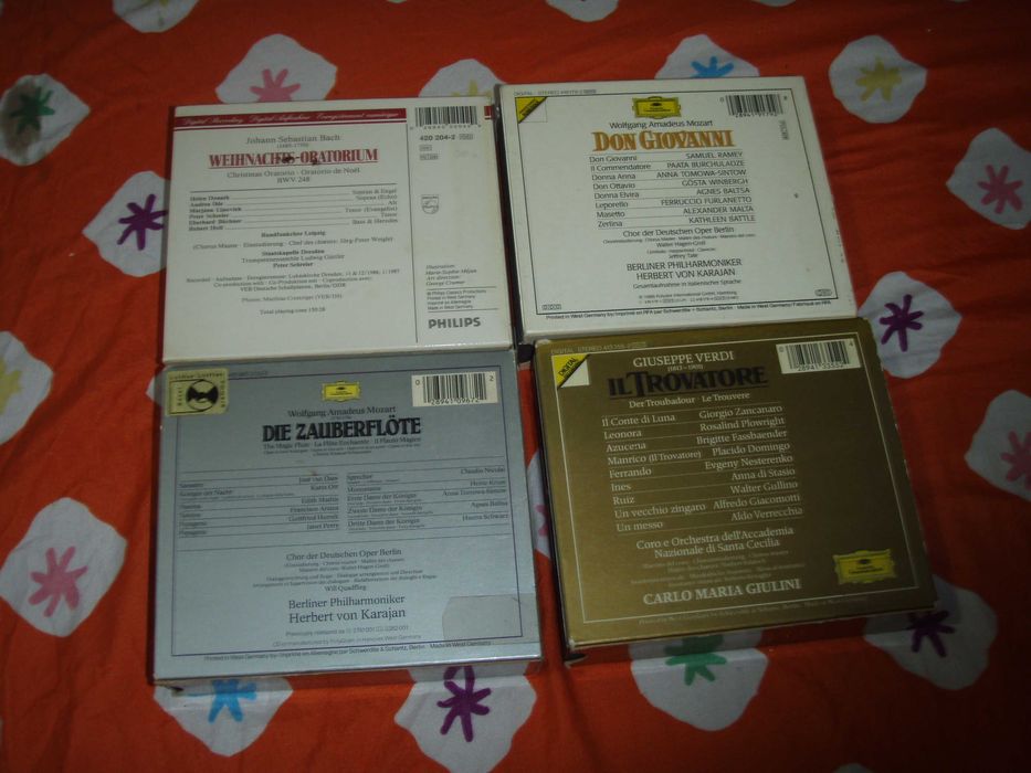CD audio triple (3 discuri) cu muzica clasica