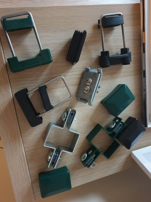 Clema, element de fixare tip U, cleme panouri de gard bordurat, 2D