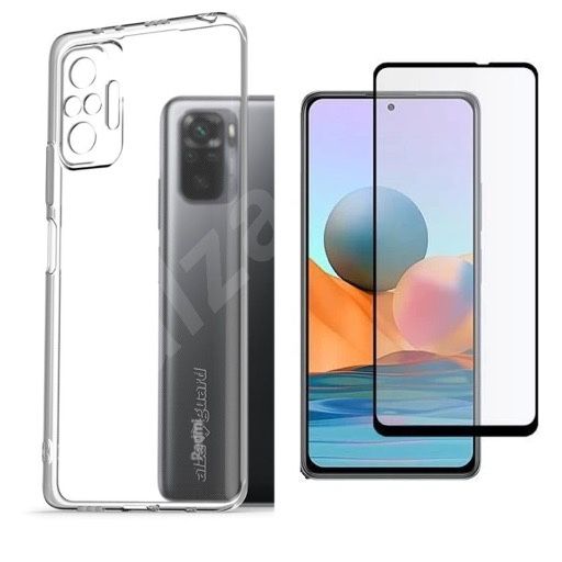 Husa Silicon si Folie Sticla Curbata  XIAOMI Redmi Note 10T/11/12 LITE