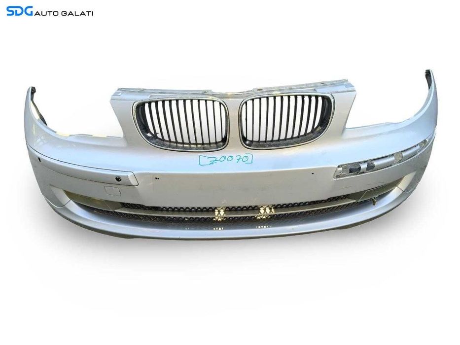 Bara Spoiler Fata Completa cu Grile si Proiectoare BMW Seria 1 E81 E87 LCI Facelift 2007 - 2013 Culoare Titansilber Cod 7185553 718555310 [Z0070]