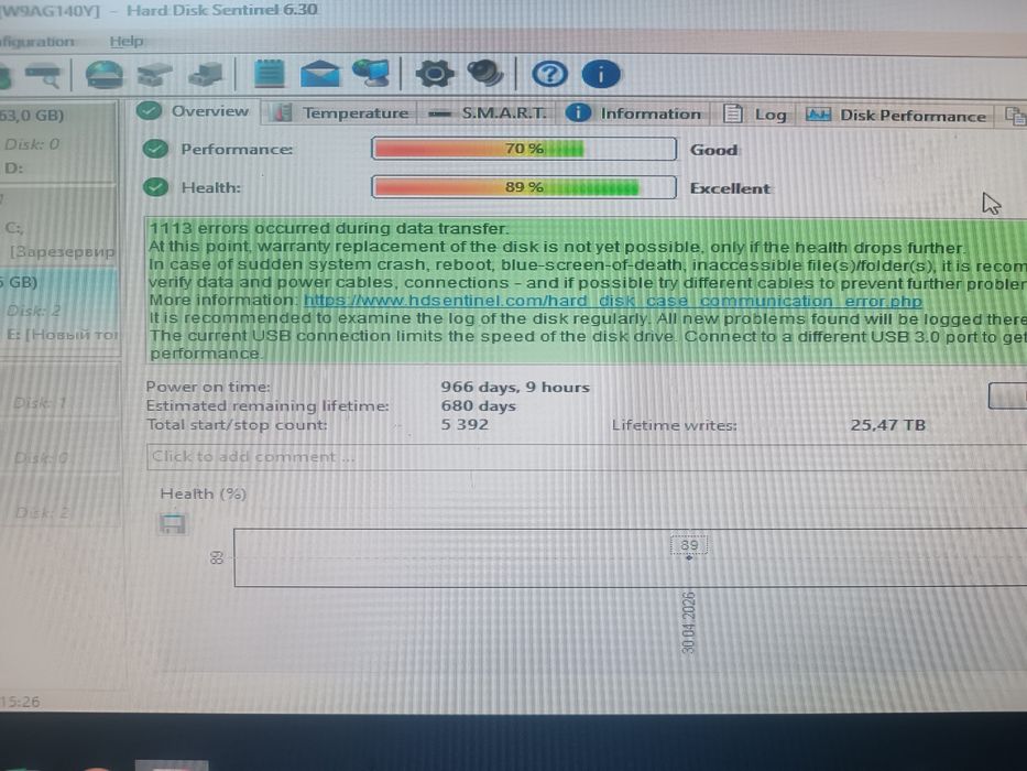 Жёсткий диск 1 терабайт