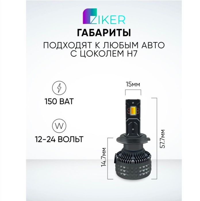 (ZIKER) для автомобильных LED-ламп.