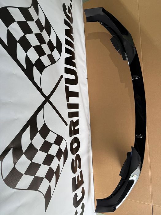 Lip prelungire bara fata M BMW Seria 5 G30 G31(2017-2020) Negru Lucios