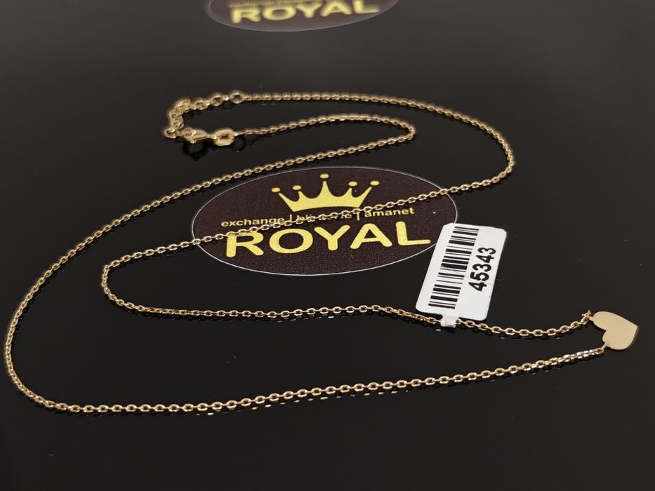 Bijuteria Royal: Lanț aur nou 14k/1.69 gr