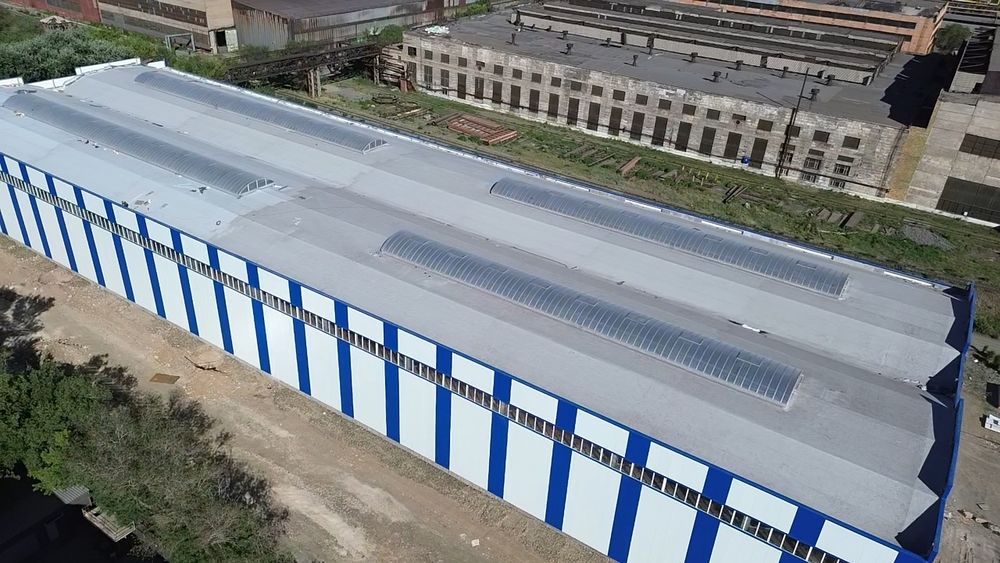 КРОВЕЛЬНЫЕ работы из ПВХ-мембраны