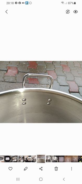 Ceaun/căldare/cazan inox, 40  litri Ofertă Promo 349 lei