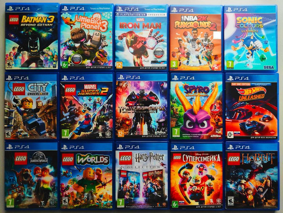 Игры диски на Sony PlayStation 4 5