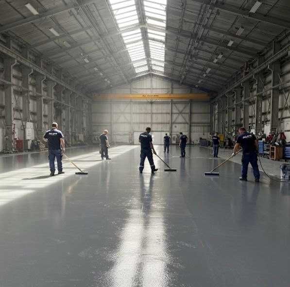Промышленный наливной пол