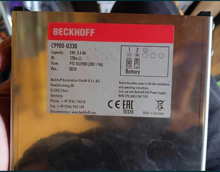 Baterie Acumulator BECKHOFF 24V