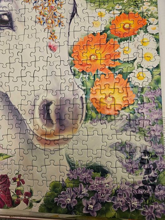 Ravensburger Brilliant Puzzle - Sparkling Unicorn, 500 piese
