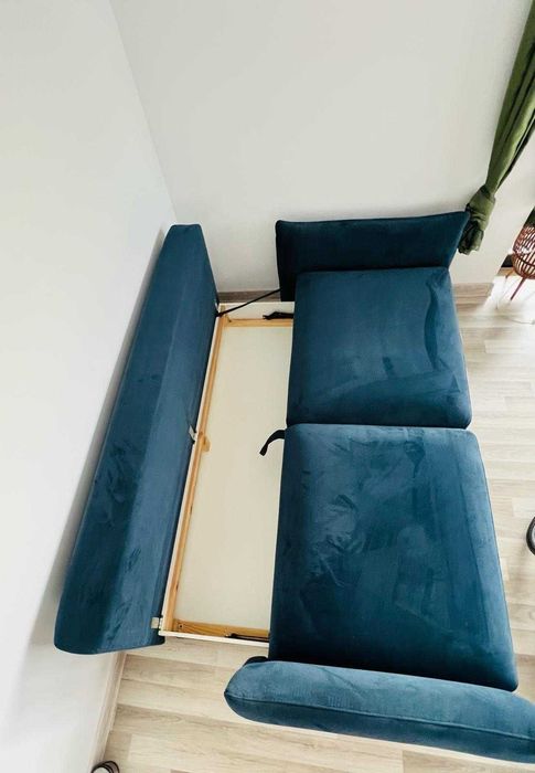 Canapea extensibila  Bellona cu lada de depozitare