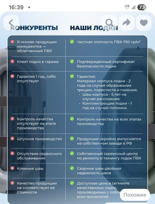Лодка Трофей 240