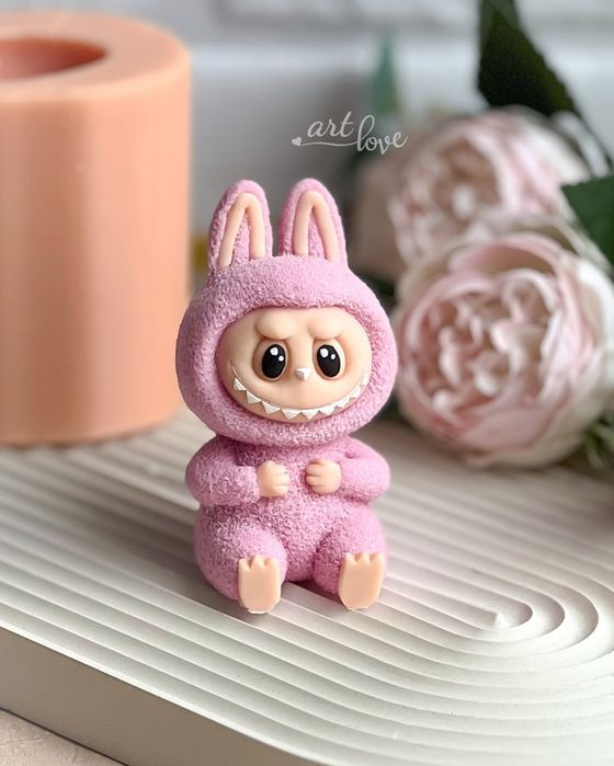 Силиконовая форма Лабубу для мыла, шоколада или гипса