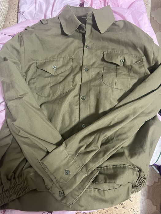 Военная рубашка унисекс S,M