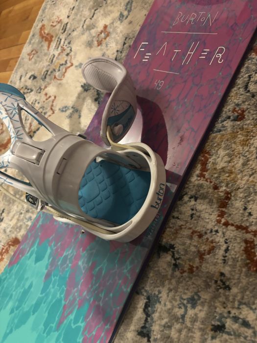 Snowboard Burton Feather 149 + legaturi