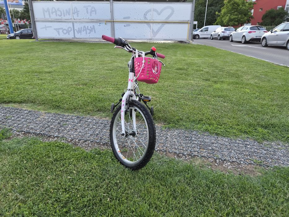 Bicicleta  fete 6-11 ani 20 inch X Fact Princess cu cos frontal