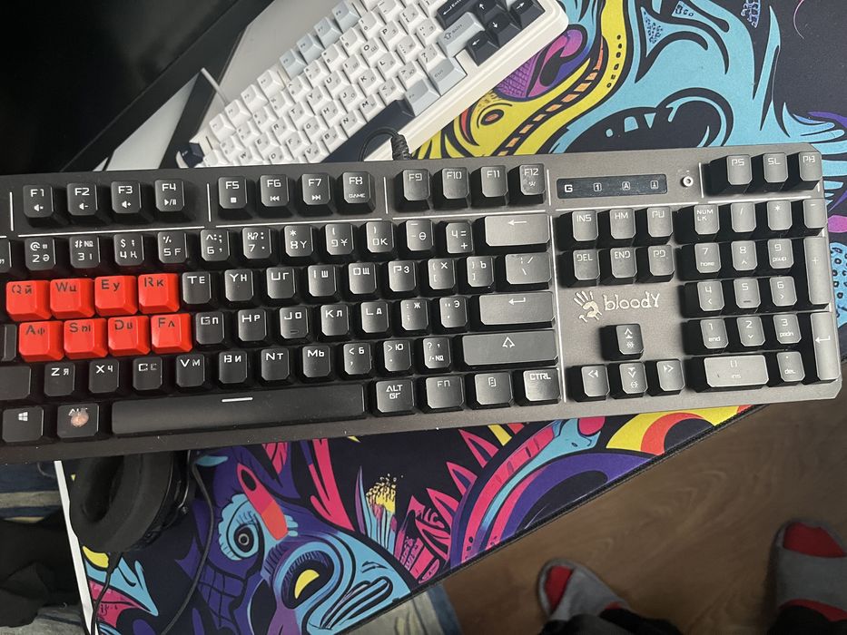 Клавиатура A4Tech Bloody B975 черный