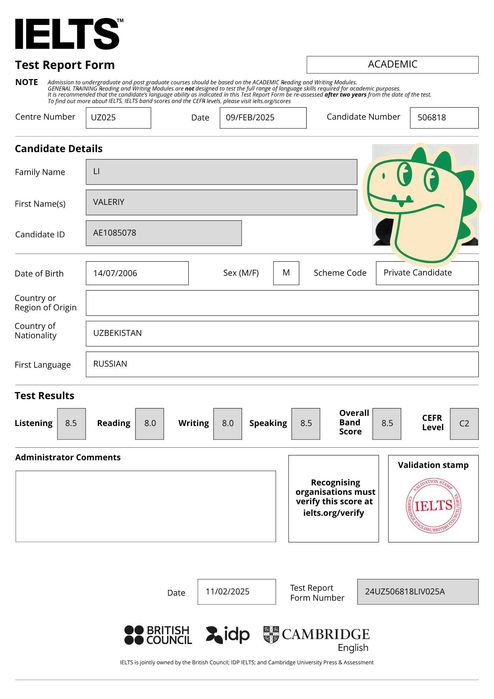 Репетитор Английского языка [IELTS 8.5]