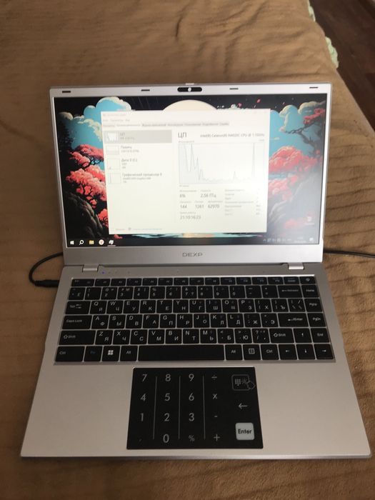 Ноутбук Dexp Celeron n4020c / ram 8 / ssd 256