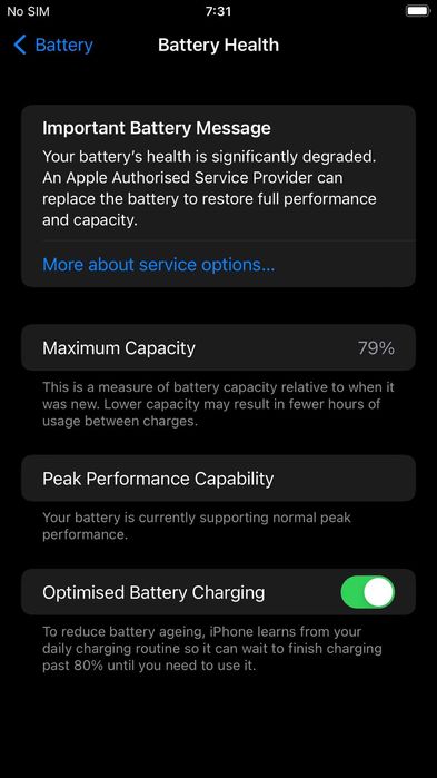 iPhone 7 Plus 32GB Black + Зарядно + Калъф