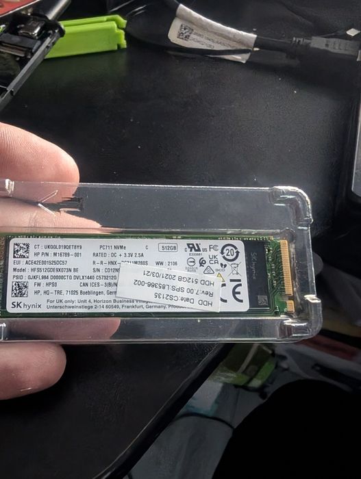 Okazie ‼️ SSD m.2 Hynix 512Gb original HP cu Windows 10!
