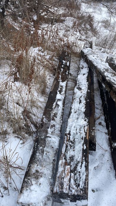 Шпал старый б/у.