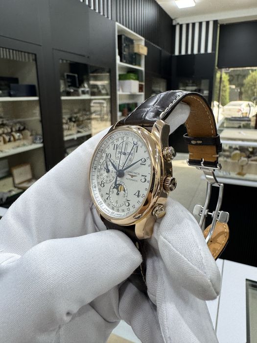 Золотые Часы Longines Master Collection 750пробы