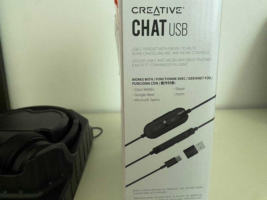 Слушалки Creative Chat USB