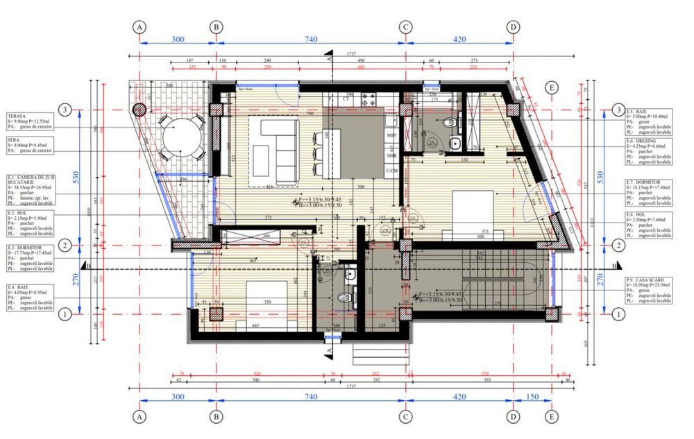 De vanzare teren cu bloc in constructie Pipera Emil Garleanu P+3 - 4 u