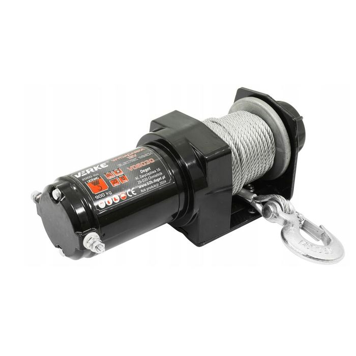 Troliu electric 12 V, 110 A, tragere maxima 2000 lb, capacitate