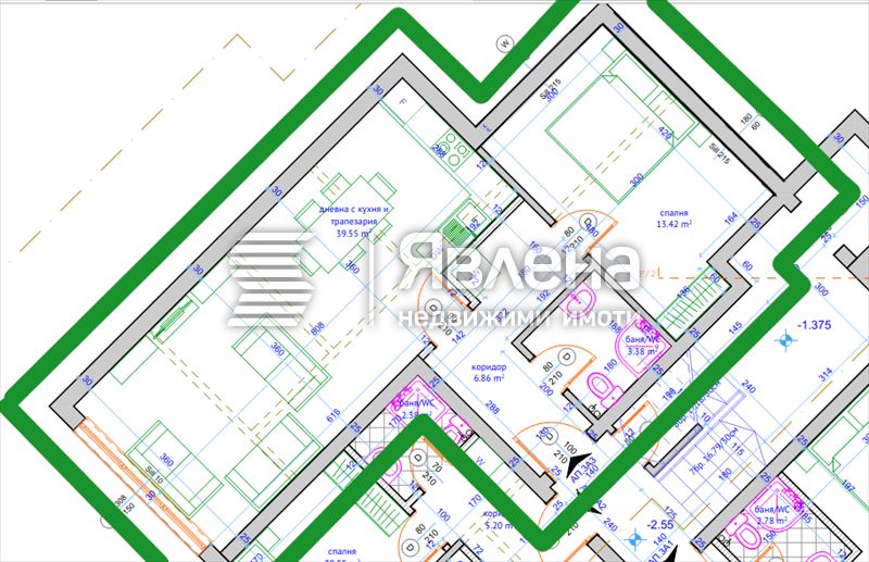 Продава се Двустаен апартамент в Варна, Виница - 68 кв.м за 1431 €/кв.м - Снимка #2