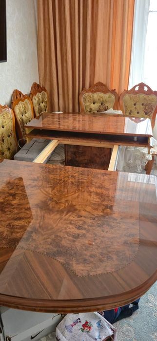 Стол со стульями 10шт