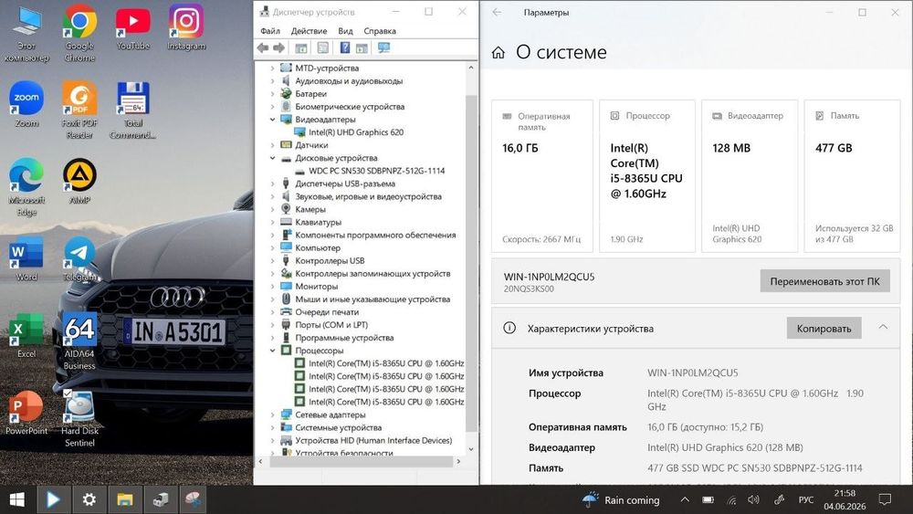 Core I5 (8-avlod) 360 gradus sifatli va qulay noutbuk