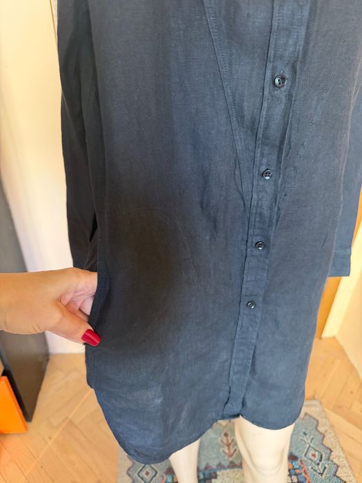 Черна ленена туника Escada Sport, размер S