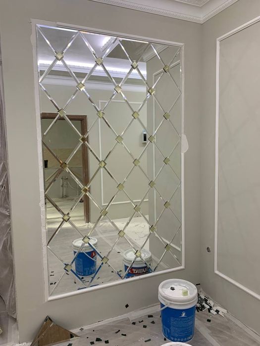 зеркало декоративные Душавой кабина Витраж Оргстекло