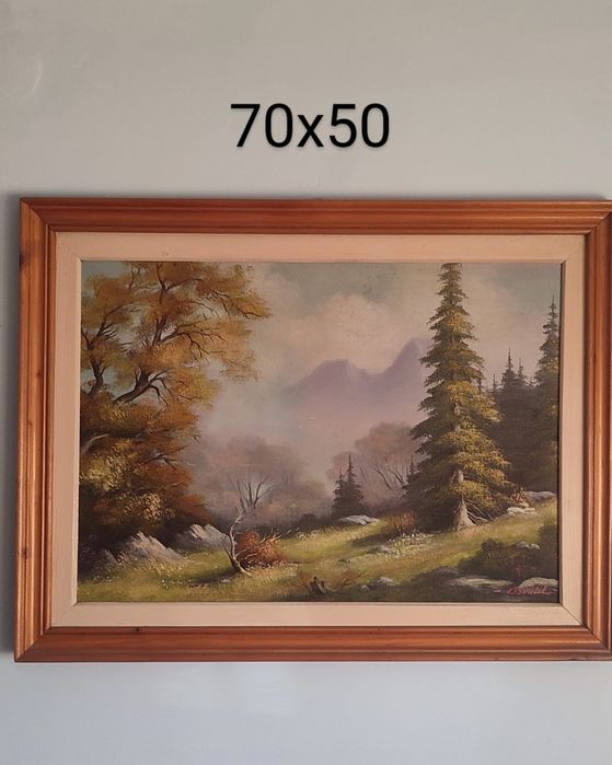 Tablou pictat pe pînză