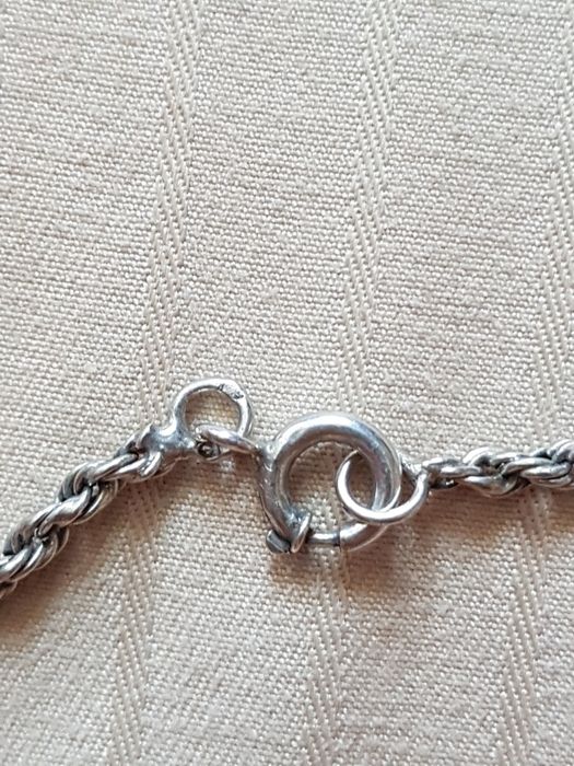 Lant argint 925 Peru,pandantiv peruvian pachamama,onix negru,deosebit