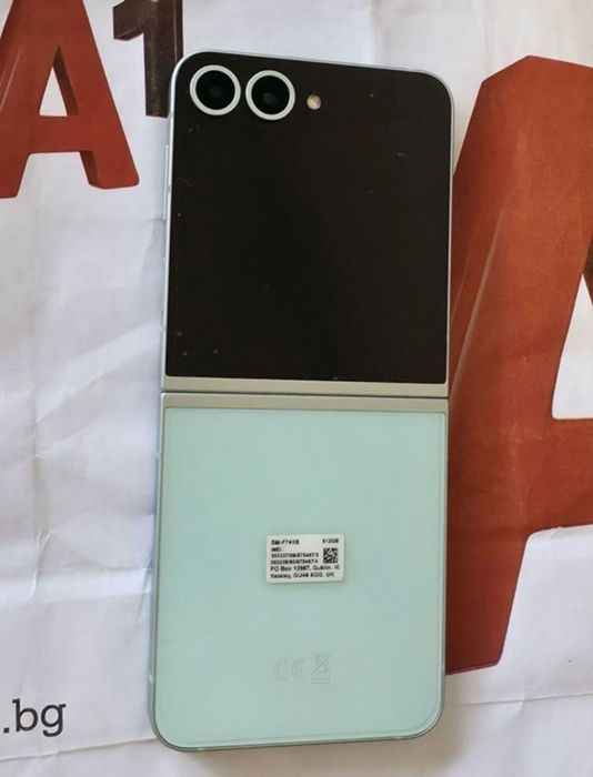 КАТО НОВ 512GB Samsung Z Flip 6 Гаранция A1 2026 г. Mint | Зелен
