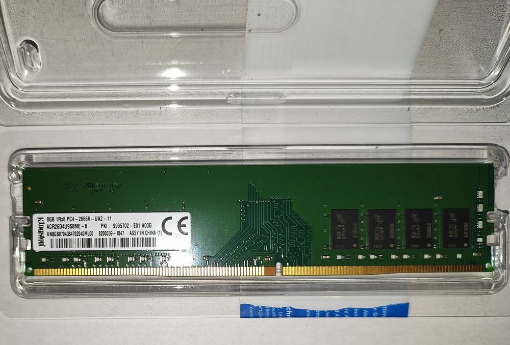 Продам Оперативную память Kingston 8GB DDR4 2666 MHz для ПК
