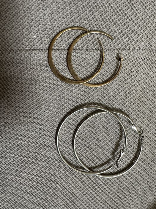 Сребърни дамски обеци