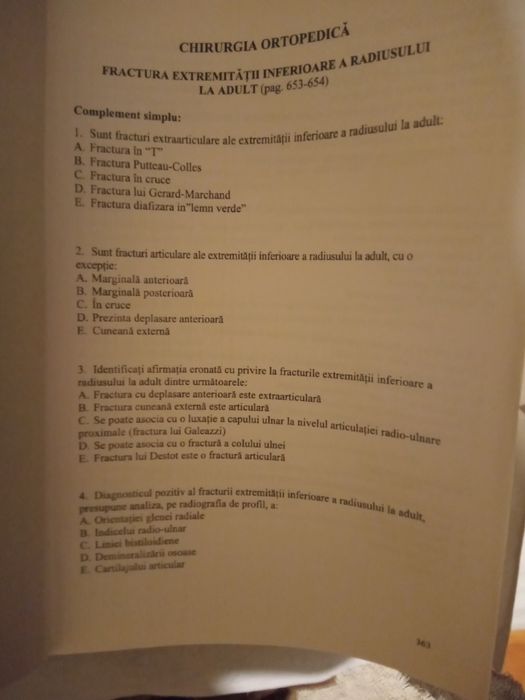 vand carti medicina generala anii I-VI