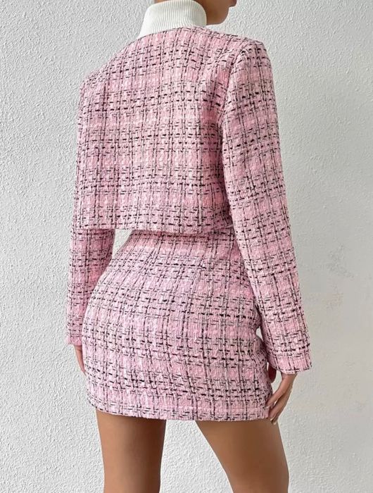 Розов комплект тип Букле