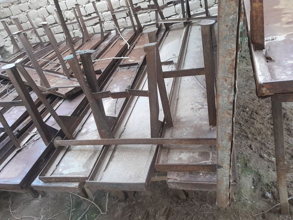 Temir stol stul 14 komplekt.    14 stol 28 stul