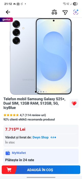 Samsing cumparat in octombrie